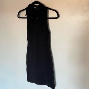 Motel rocks size L black mini dress